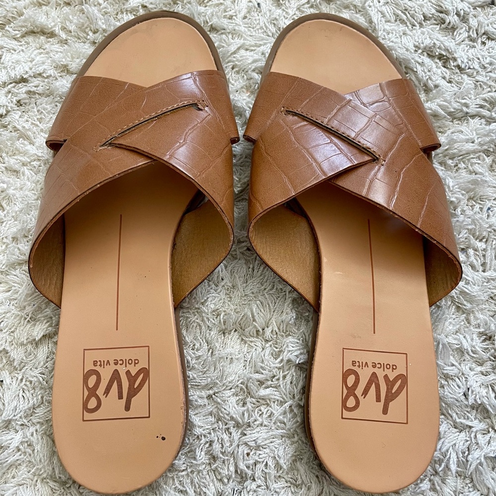Dolce Vita Prisca Cognac Sandals